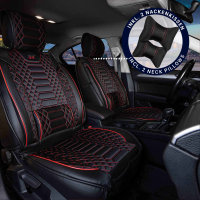 Seat covers for your Citroen C-Crosser from 2007 2er Set Karomix