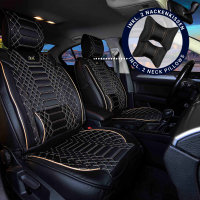 Seat covers for your Citroen C-Crosser from 2007 2er Set Karomix