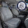 Seat covers for your Fiat 500 from 2001 2er Set Karomix