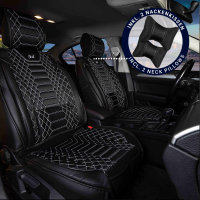 Seat covers for your Fiat Fullback from 2005 2er Set Karomix