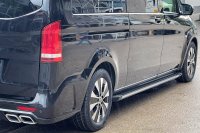 Running Boards suitable for Mercedes V-Klasse Extra long AMG from 2014 Truva with T&Uuml;V