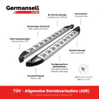 Running Boards suitable for VW Touareg 2002-2018 Aspendos with T&Uuml;V