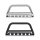 Bullbar with plate suitable for Dacia Sandero Stepway years 2012-2016