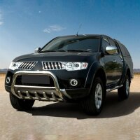Frontschutzb&uuml;gel mit Grill passend f&uuml;r Mitsubishi L200 Bj. 2006-2009