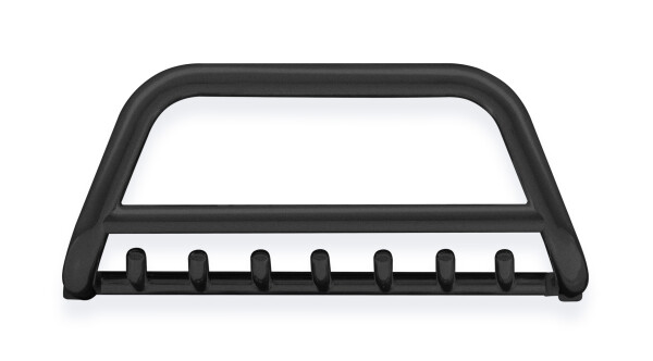 Frontschutzb&uuml;gel mit Grill in Schwarz passend f&uuml;r Nissan Navara Bj. 2010-2015