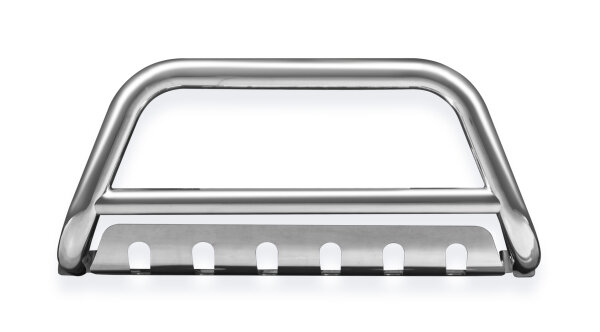 Bullbar with plate suitable for Mitsubishi Outlander years 2007-2010