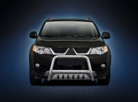 Bullbar with plate suitable for Mitsubishi Outlander years 2007-2010
