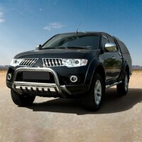 Frontschutzb&uuml;gel mit Blech passend f&uuml;r Mitsubishi L200 Bj. 2006-2009