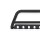 Bullbar with plate black suitable for Subaru Forester years 2013-2016-2019