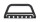 Bullbar with plate black suitable for Subaru Forester years 2008-2013