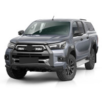 Bullbar low suitable for Toyota Hilux Invincible years from 2021 black