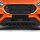 Bullbar low with grille black suitable for Ford Transit Custom years 2012-2018