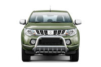 Bullbar with grill for Mitsubishi L200  from 2015-2019