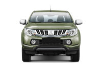 Bullbar low black suitable for Mitsubishi L200 years 2015-2019
