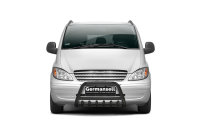 Bullbar with grille black suitable for Mercedes Vito...