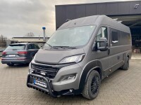 Bullbar with grille black suitable for Fiat Ducato years 2006-2022