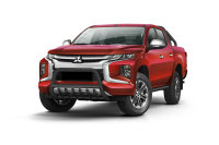 Bullbar with grill un black for Mitsubishi L200 from...