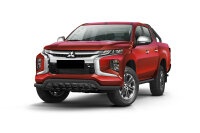 Frontschutzb&uuml;gel tief mit Grill Schwarz passend f&uuml;r Mitsubishi L200 Bj. ab 2019