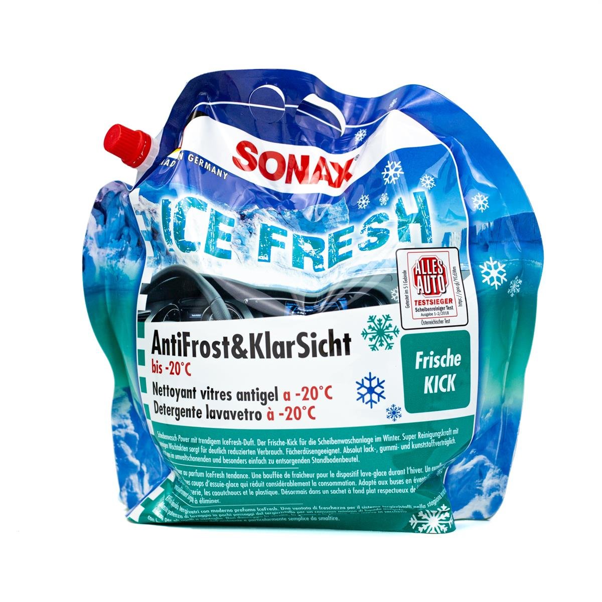 SONAX Antifreeze & clear view down to -20°C IceFresh Frost