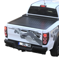 Tonneau cover Ford Ranger XL and XLT Extra Cap Construction year 2012-2022 Black