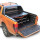Laderaumabdeckung Ford Ranger Wildtrak Double Cab 2012-2022 Schwarz Set mit Trennwand und ZV