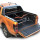 Laderaumabdeckung Ford Ranger Wildtrak Double Cab 2012-2022 Schwarz Set mit Trennwand und ZV