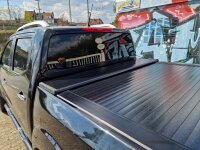 Tonneau cover Toyota Hilux Extra Cap ab 2015 Black Set with partition wall and central locking system