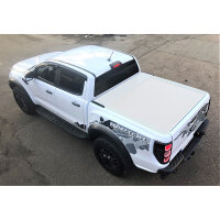 Tonneau cover Ford Ranger XL and XLT Double Cab from year of manufactur 2012 Anodised silver