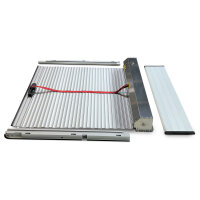 Tonneau cover Ford Ranger XL and XLT Double Cab from year of manufactur 2012 Anodised silver