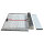 Tonneau cover Ford Ranger XL and XLT Double Cab from year of manufactur 2012 Anodised silver