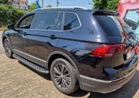 Running Boards suitable for VW Tiguan Allspace from 2016 Hitit black with T&Uuml;V