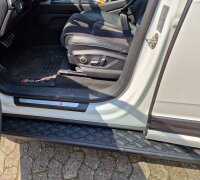 Running Boards suitable for VW Tiguan Allspace from 2016 Hitit black with T&Uuml;V