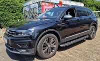 Running Boards suitable for VW Tiguan Allspace from 2016 Hitit black with T&Uuml;V