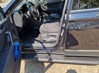 Running Boards suitable for VW Tiguan Allspace from 2016 Ares black with T&Uuml;V