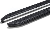 Running Boards suitable for VW Tiguan Allspace from 2016 Ares black with T&Uuml;V