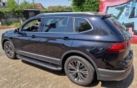 Running Boards suitable for VW Tiguan Allspace from 2016 Ares black with T&Uuml;V