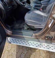 Running Boards suitable for VW Tiguan Allspace from 2016 Olympus chrome with T&Uuml;V