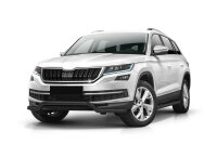 Bullbar low suitable for Skoda Kodiaq years 2016-2021 black