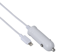Hama Car charger IPhone IPod 5W/1A 1M cable white