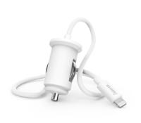 Hama Car charger USB Adapter Fast Charger 18W white