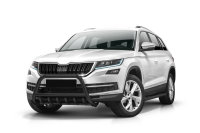 Bullbar with grille black suitable for Skoda Kodiaq years...