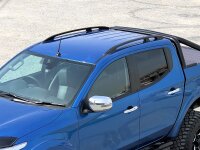 Roof Rails  suitable for Mitsubishi L200 Double Cab from 2015 aluminum black