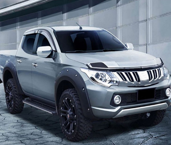 Fender flares suitable for Mitsubishi L 200 with screw optics year of construction 2015 - 2019 with T&uuml;v ABE
