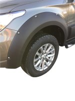 Fender flares suitable for Mitsubishi L 200 with screw optics year of construction 2015 - 2019 with T&uuml;v ABE