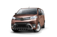 Bullbar with underride guard in black - Toyota ProAce...