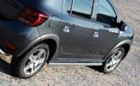 Schwellerrohre passend f&uuml;r Dacia Sandero und Sandero...
