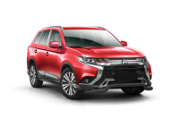 Bullbar low suitable for Mitsubishi Outlander years 2018-2021 black