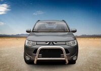 Bullbar with crossbar suitable for Mitsubishi Outlander years 2012-2015
