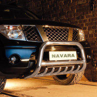 Bullbar with grille suitable for Nissan Navara years...