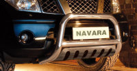 Bullbar with underride guard for Nissan Navara (V6)...